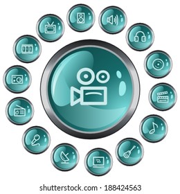 Multimedia button set