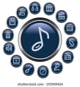 Multimedia button set