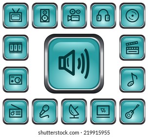 Multimedia button set