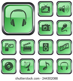 Multimedia button set