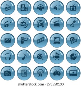 Multimedia button set