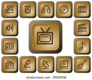 Multimedia buttons