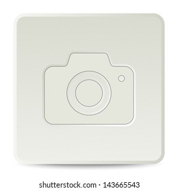 Multimedia camera icon / button - graphic design element