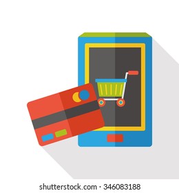 multimedia cellphone flat icon
