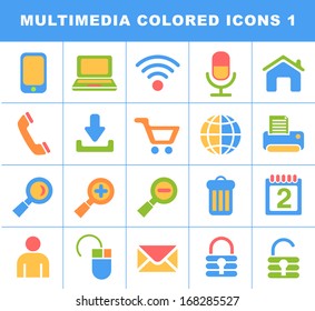 Multimedia Colored Icons 1.