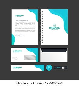 Multimedia Company Brand Identity Design, Stationary Design Template