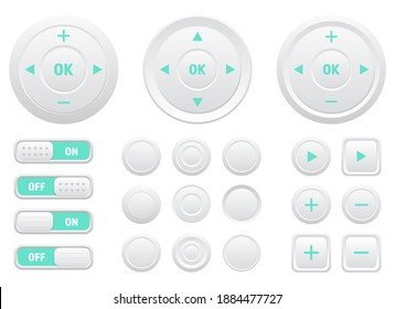 Multimedia control buttons vector design illustration isolated on white background
