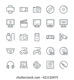 Multimedia Cool Vector Icons 1