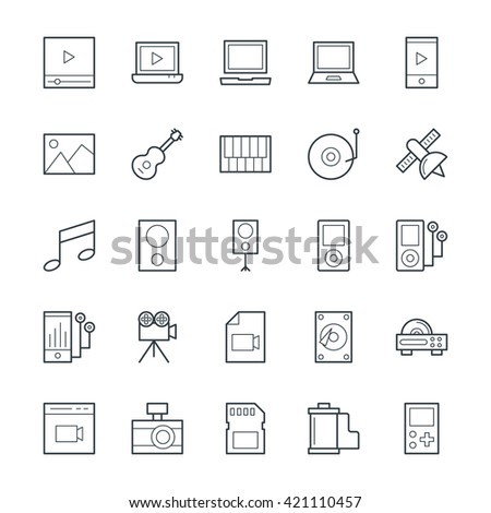 Multimedia Cool Vector Icons 3