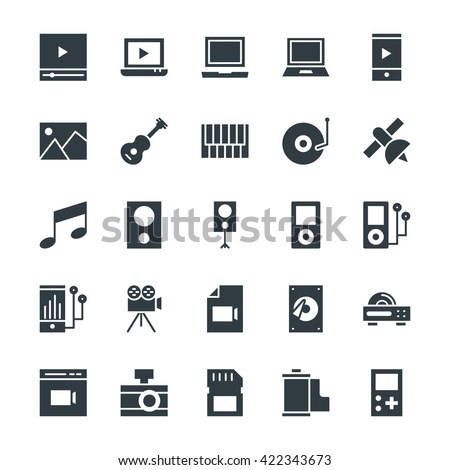 Multimedia Cool Vector Icons 3