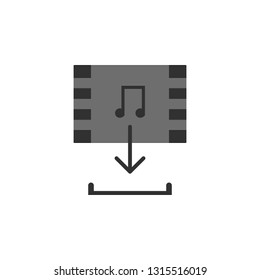multimedia. Element of web development. Vector icon. Development icon