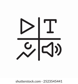 Multimedia-Datei, Symbol, Vektor