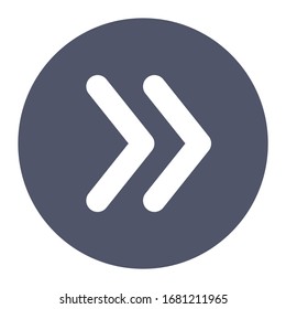 Multimedia Flat Icon next previous