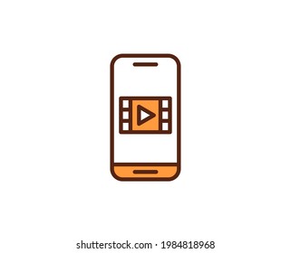 Multimedia flat icon. Thin line signs for design logo, visit card, etc. Single high-quality outline symbol for web design or mobile app. Siign outline pictogram.
