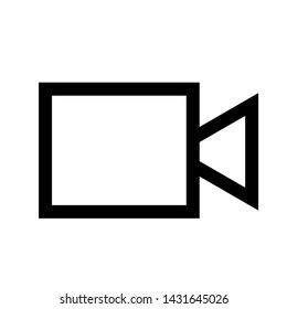 multimedia icon symbol, flat design.