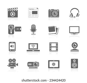 Multimedia icons