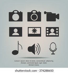 Multimedia icons