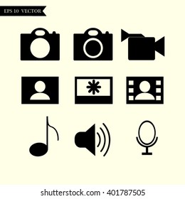 Multimedia icons