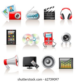 Multimedia icons