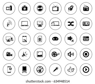 Multimedia icons