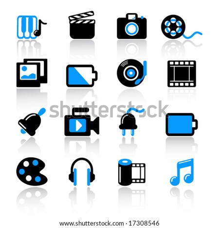 multimedia icons