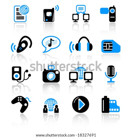 multimedia icons