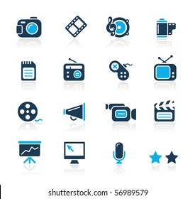 Multimedia Icons // Azure Series