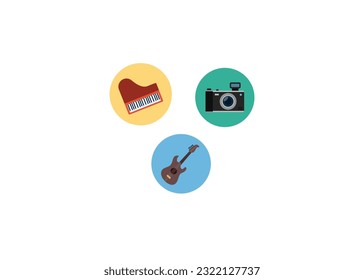 Multimedia icons: photo, video, music vector set.Audio Video Pixel Perfect Well-crafted Vector Thin Line Icons Ready for  Grid for Web Graphics and Apps with Editable Stroke. 