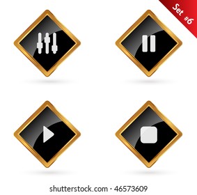 Multimedia icons set#6