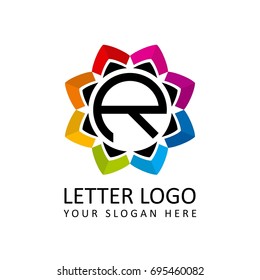 Multimedia Letter R Logo