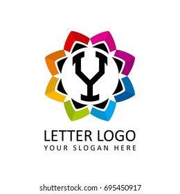 Multimedia Letter Y Logo