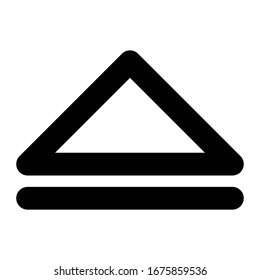 Logo de icono de línea multimedia