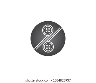 Multimedia line movie logo vector