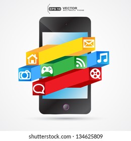  multimedia mobile application interface