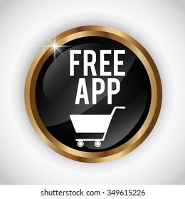 Multimedia mobile applications graphic design, vector illustration