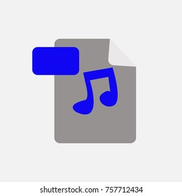 Multimedia music icons