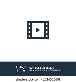 multimedia play video icon