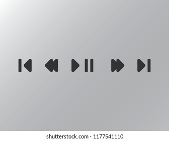 Multimedia Player Buttons/Controls