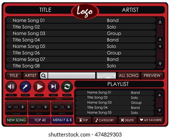 Multimedia Player Song for Karaoke