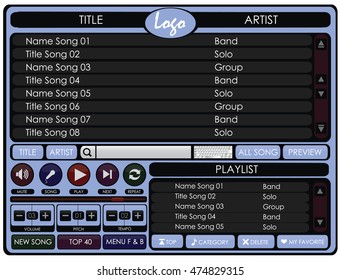Multimedia Player Song for Karaoke