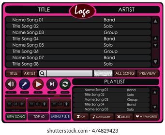 Multimedia Player Song for Karaoke