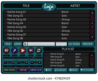Multimedia Player Song for Karaoke