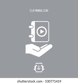Multimedia playlist - Minimal icon