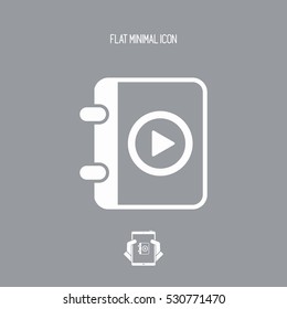 Multimedia playlist - Minimal icon