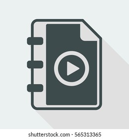 Multimedia playlist - Minimal icon