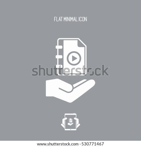 Multimedia playlist - Minimal icon