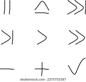 Multimedia set icons. Vector illustration.