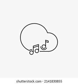 multimedia. icono multimedia simple, inspiración del logotipo de la aplicación del reproductor de música. mp3
