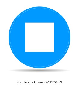 Multimedia stop icon 