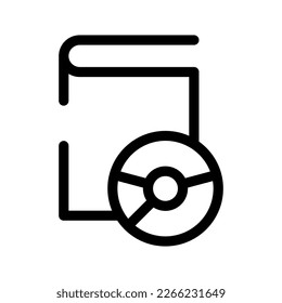 Multimedia Tutorial Icon Vector Symbol Design Illustration